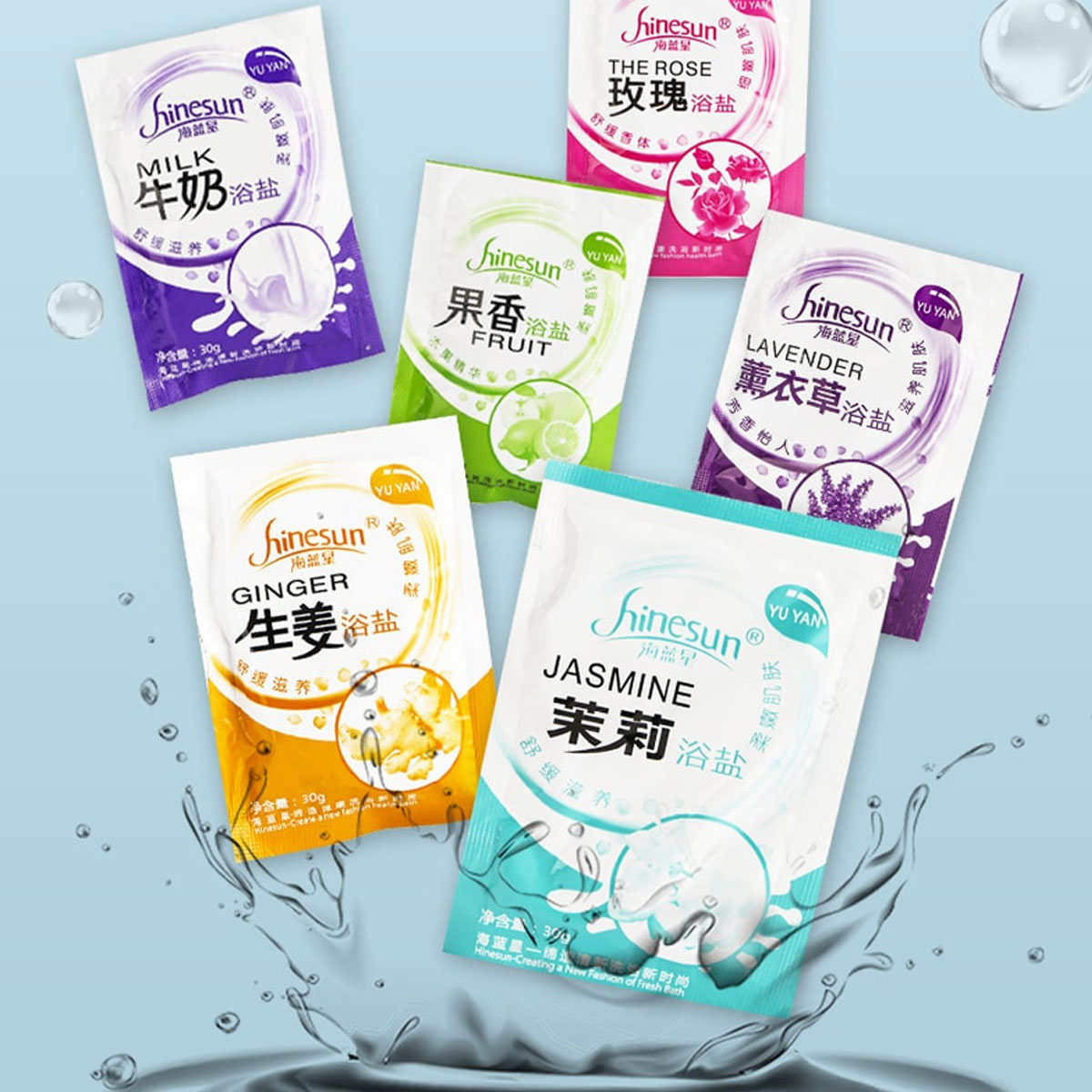 Bath Salts - ローズラベンダーのクリスタル入りフットバスソルト。フットバス、フットセラピー、フットケア、自宅用ジェリースパ、角質除去。30g。プロフェッショナルキット。