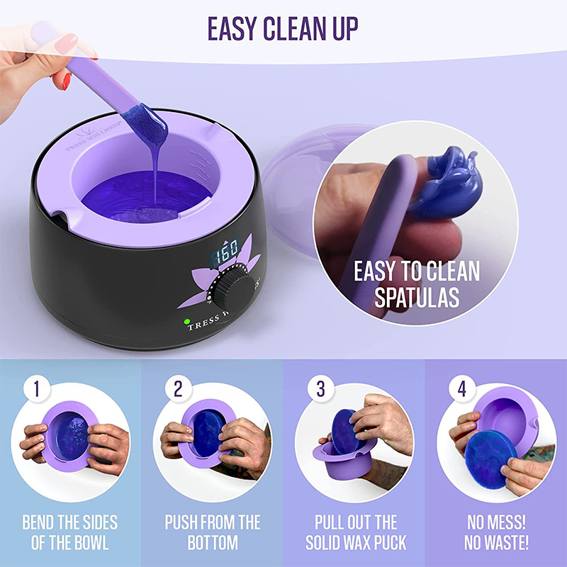 Wax Warmer - ワックスウォーマー肥厚耐熱シリコンボウル脱毛ワックス交換ポットボウル脱毛再利用可能なワックスがけポットボウル