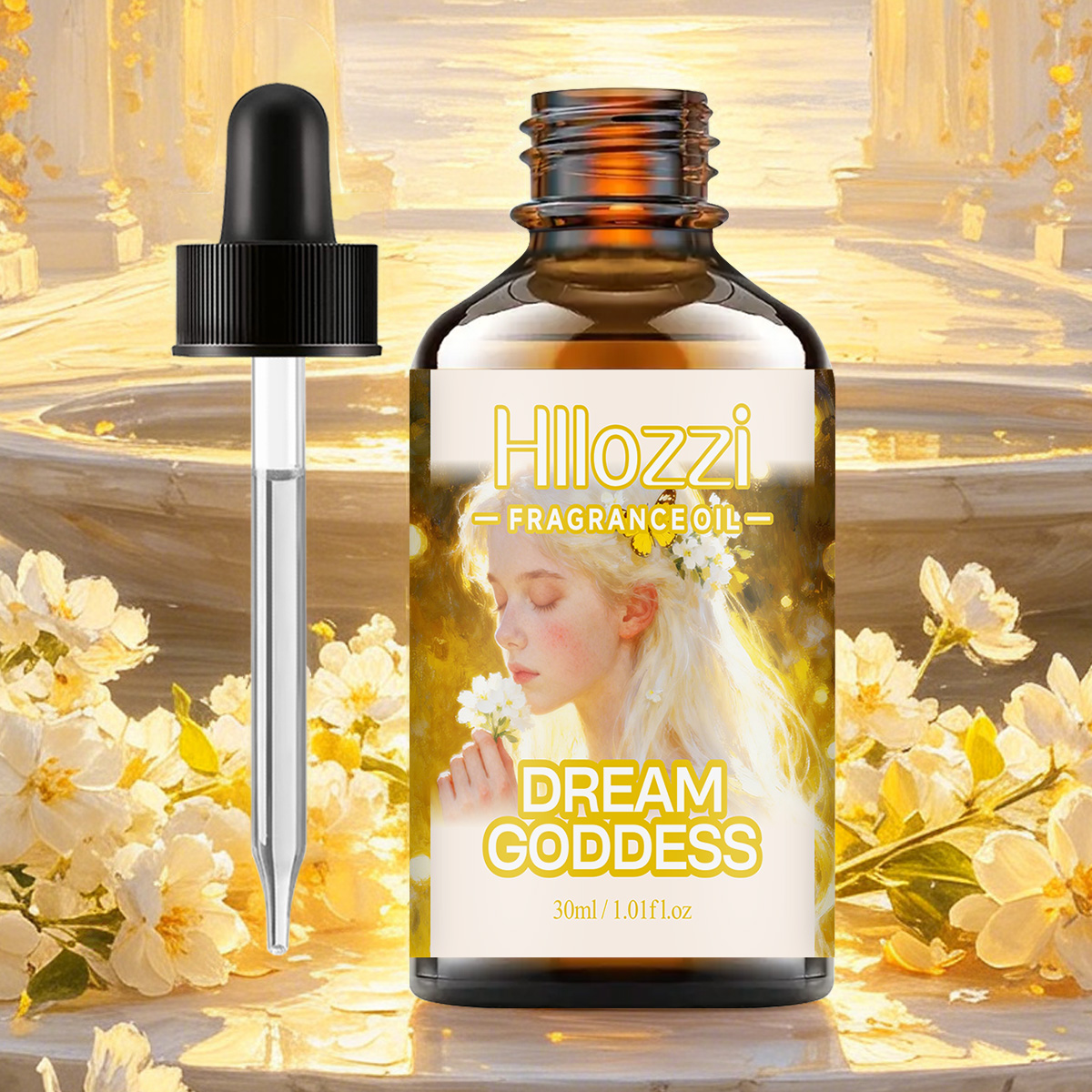Aromatherapy Diffuser - ドリーム・ゴッデス フレグランスオイル。ディフューザー、DIYクラフト、アロマセラピーに最適な、上品でフローラルな香り。柔らかく、甘く、魅惑的な香り。