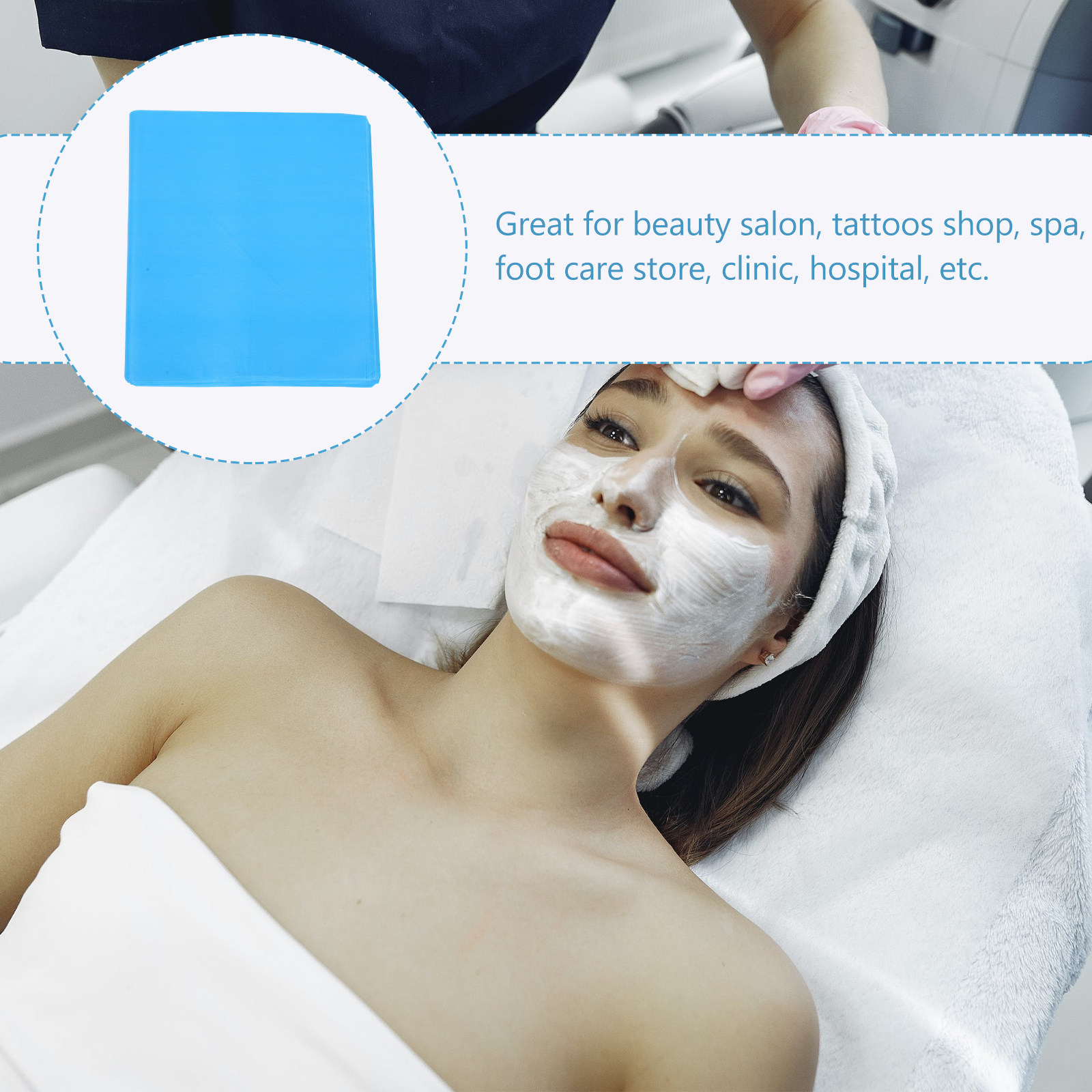使い捨てフットタオル100枚入り – 厚手で柔らかく、吸水性 - Foot Spa のレビューと価格