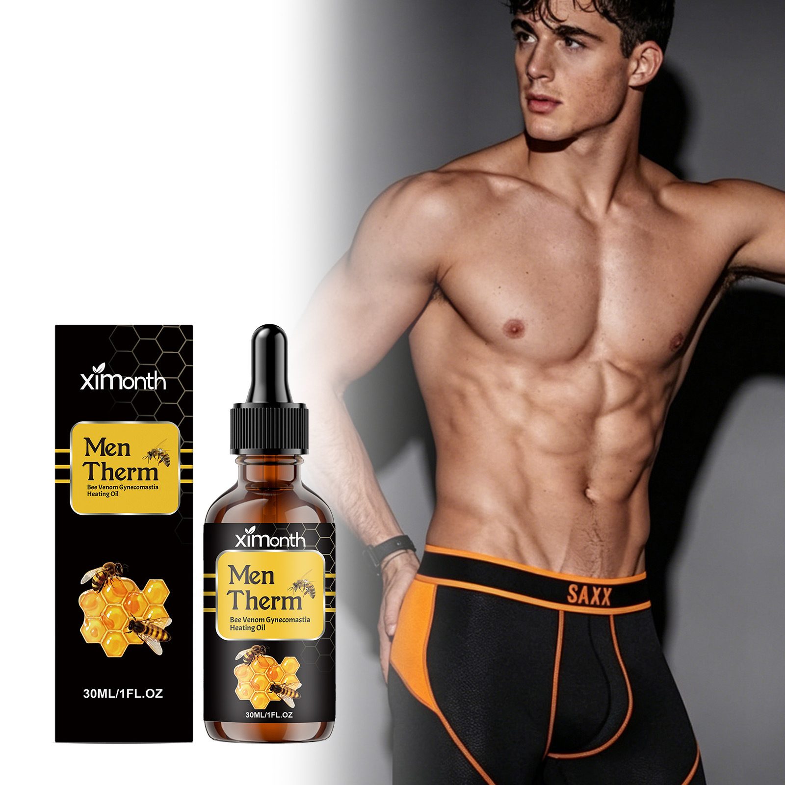 30mlのメンズ用バストシェイピングセラム。バストの輪郭を整 - Body Oil のレビューと価格