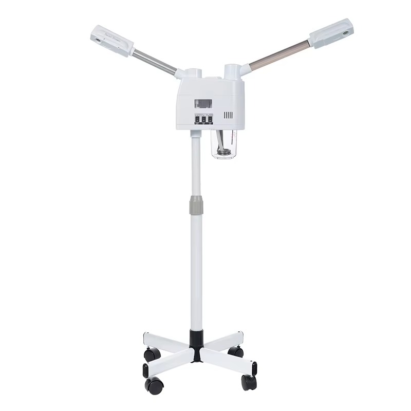 ホワイト2-in-1温冷フェイススチーマー、オゾンフェイスス - Face Steamer のレビューと価格