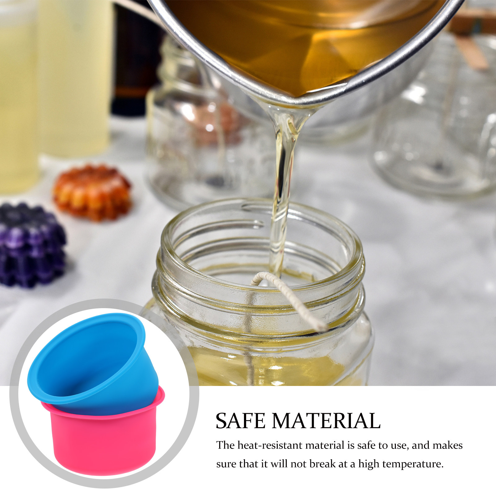 シリコン製ワックスウォーマー用ライナー2個入り。耐熱性があり - Wax Warmer のレビューと価格