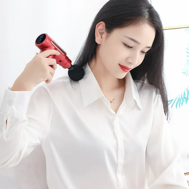 ポータブルミニマッサージガン USB 充電式軽量電気筋肉リラ - Massage Gun のレビューと価格