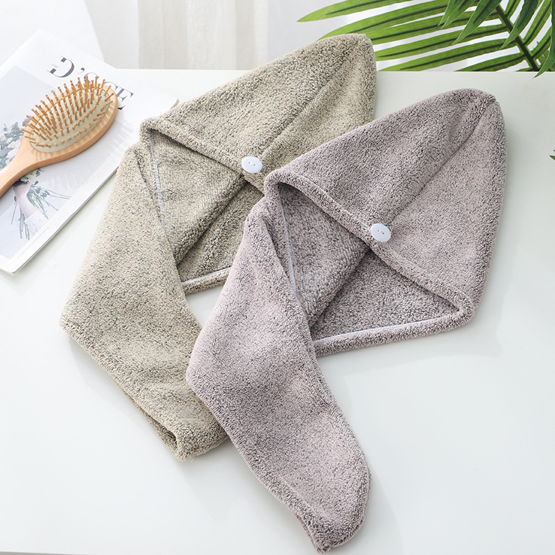 家庭用コーラルベルベット製ドライヘアキャップ。女性用。髪を拭 - Spa Towel のレビューと価格