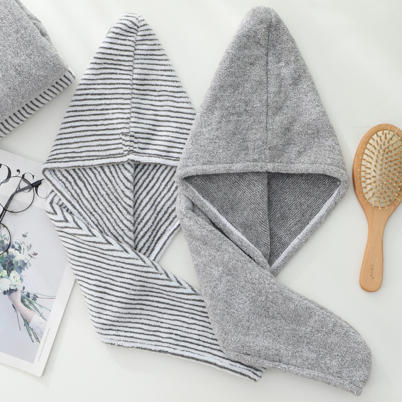 家庭用コーラルベルベット製ドライヘアキャップ。女性用。髪を拭 - Spa Towel のレビューと価格