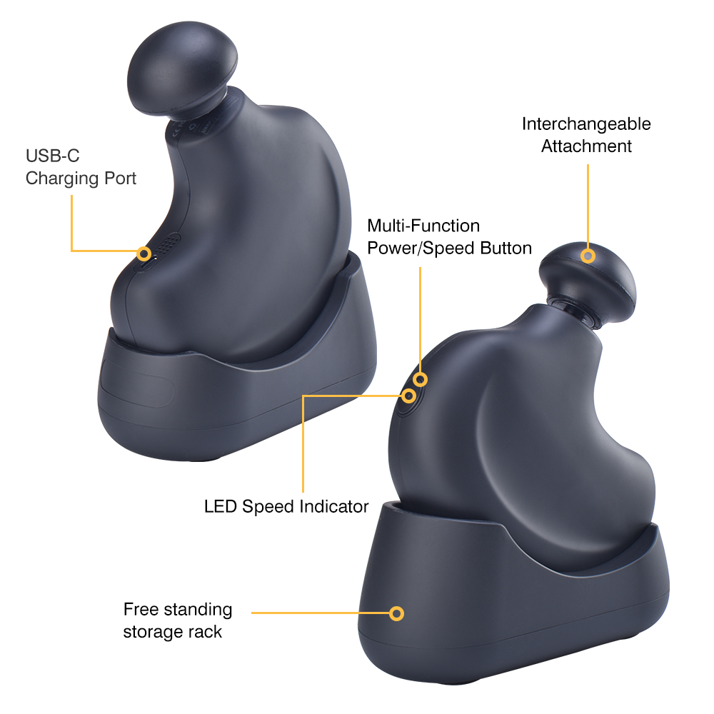 RTS高品質プロ仕様強力パーカッシブディープティシューネック - Massage Gun のレビューと価格
