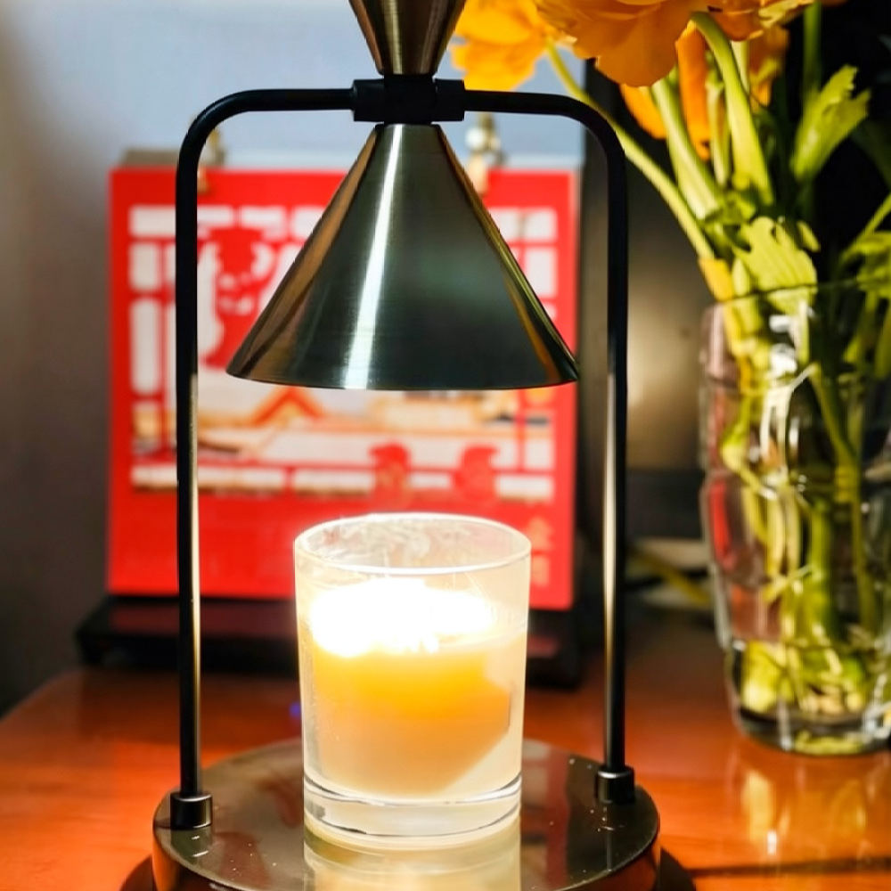 ヴィンテージ調のキャンドルウォーマー。電気式アロマディフュー - Wax Warmer のレビューと価格