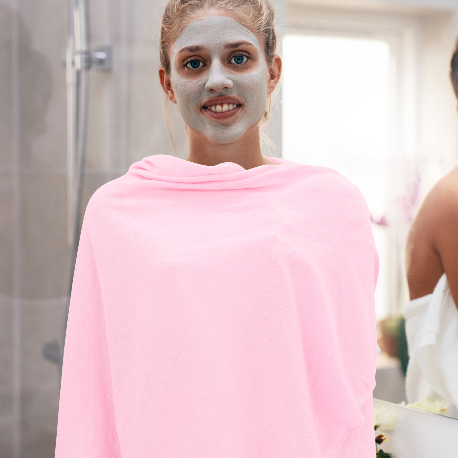 女性用マイクロファイバーバスタオル、大判、速乾性、軽量、優れ - Spa Towel のレビューと価格