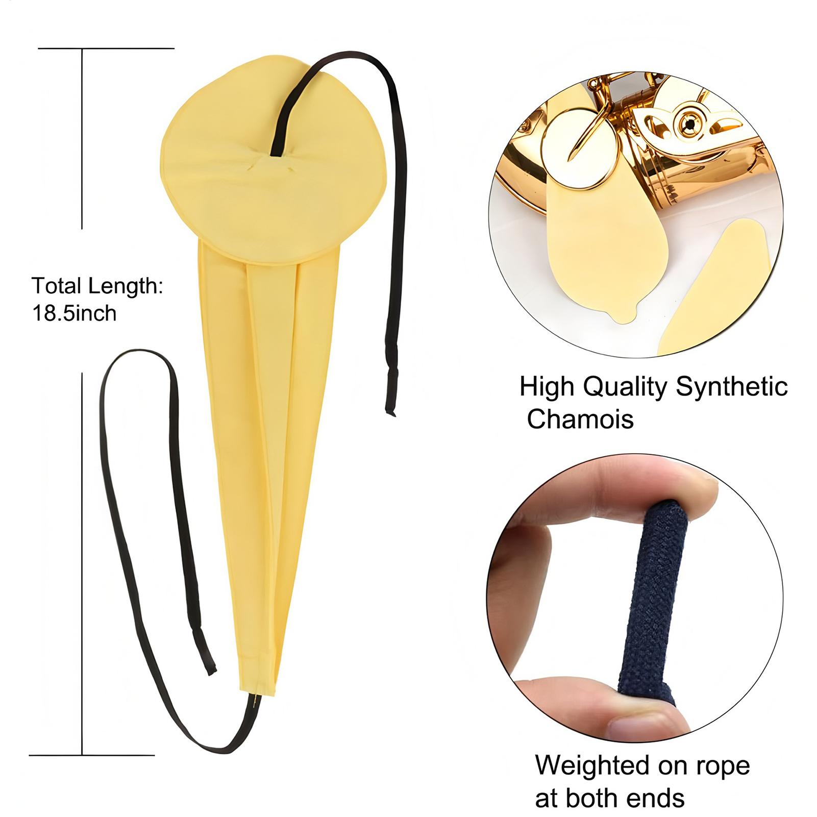 サックスクリーニングキット。超吸収性の楽器用クロスとブラシ付 - Body Brush のレビューと価格