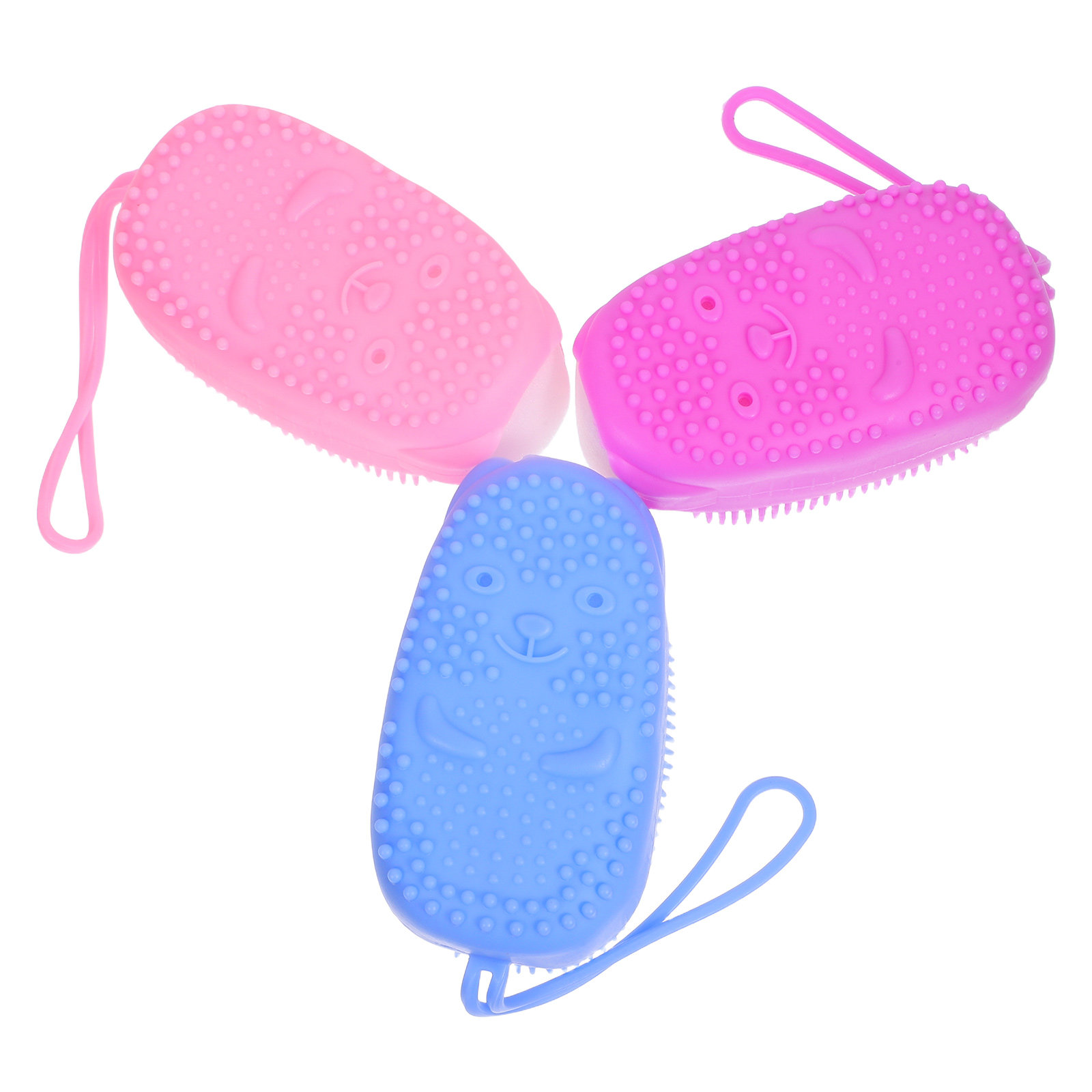 3個入り シリコン製 角質除去ボディスクラバー 両面シャワー - Body Brush のレビューと価格